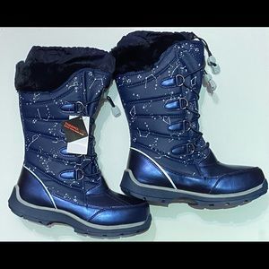 Lands End Size 4 Girls Insulated Winter Snow Boots